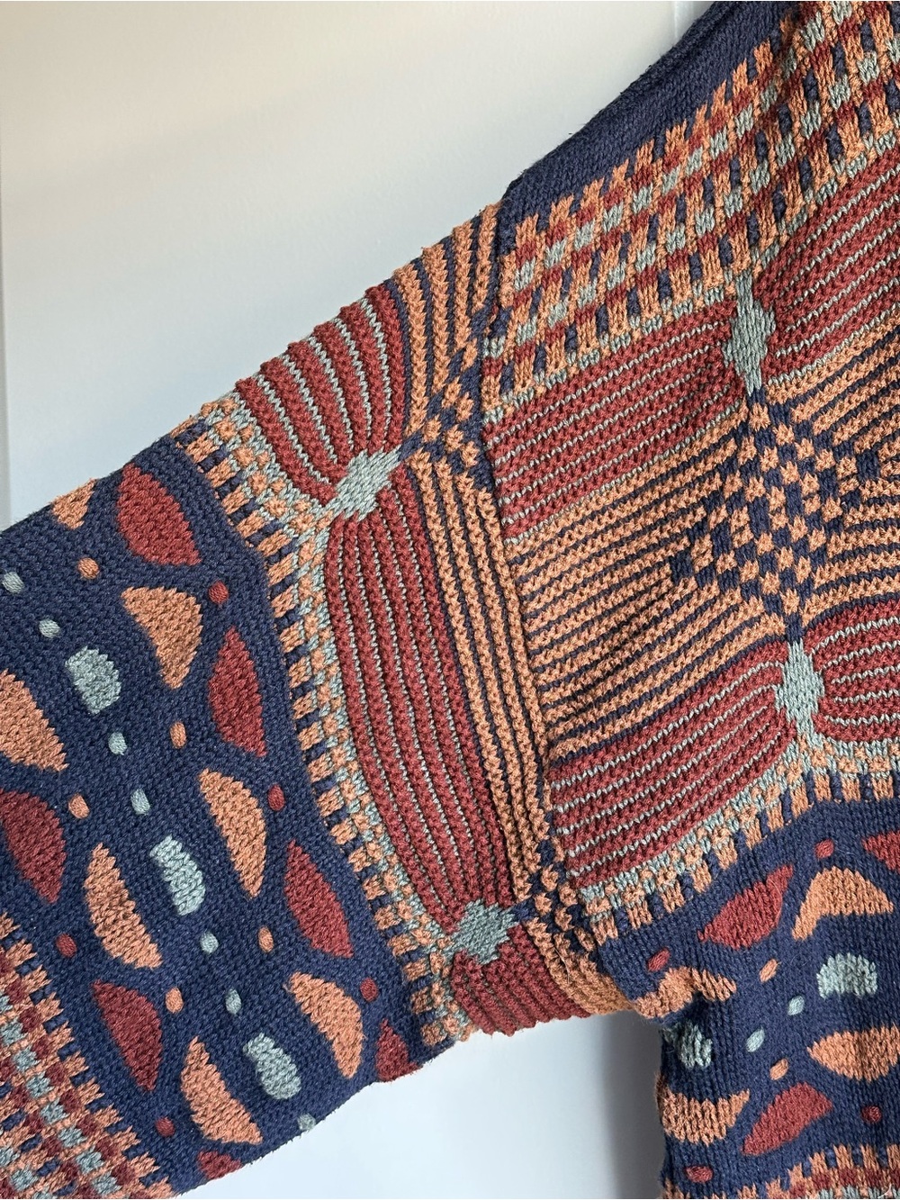 Vintage Lobo by Pendleton 100% Cotton Sweater - Picture 4 of 5